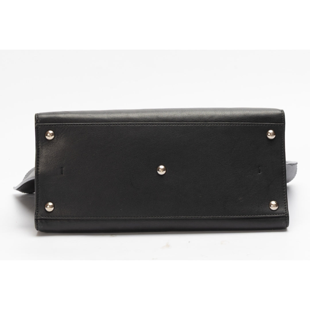 Fendi Black Leather Studded 3Jours Tote Bag