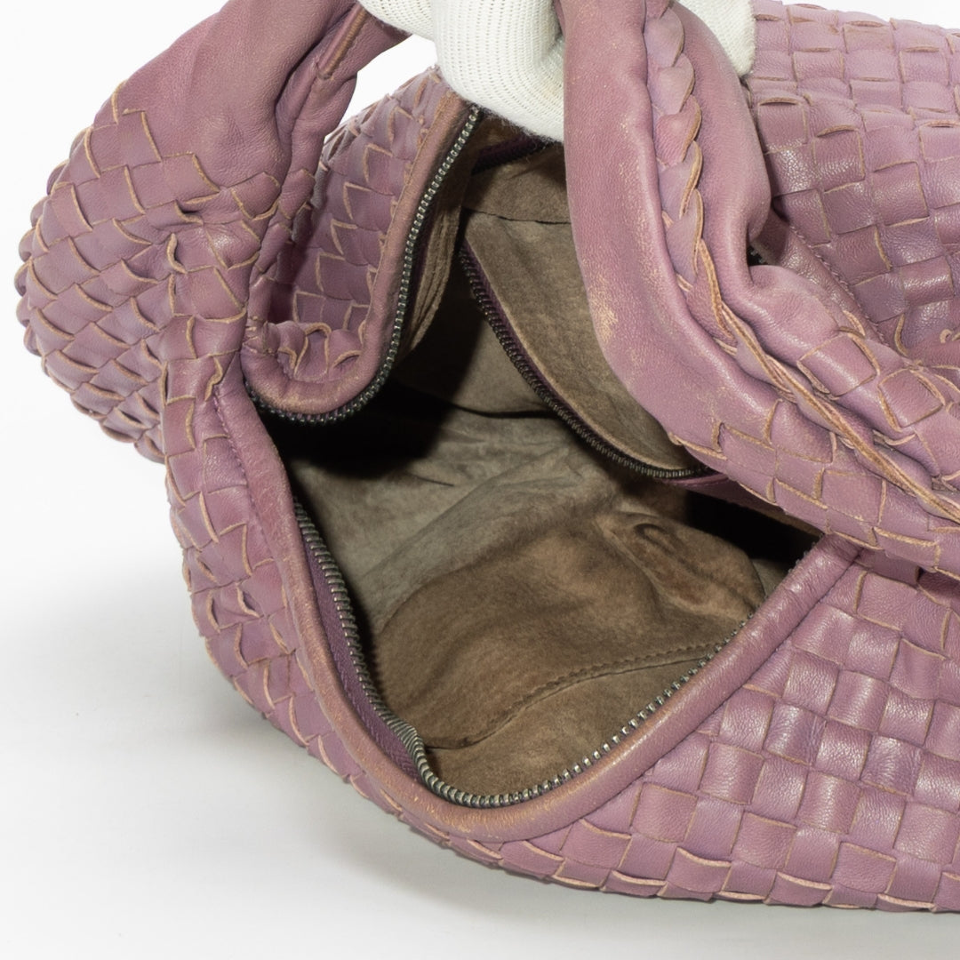 Bottega Veneta Intrecciato Leather Hobo Bag