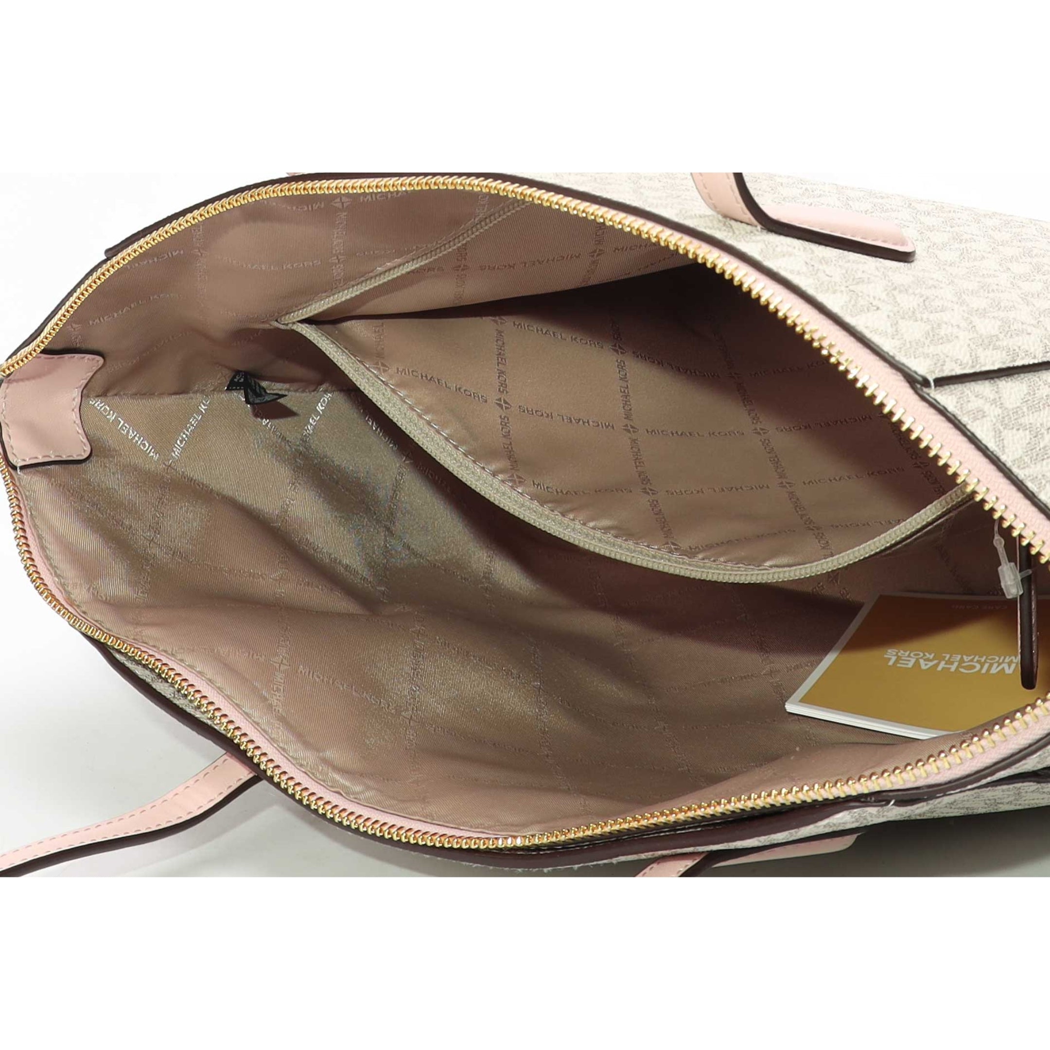 Michael Kors Marilyn Medium Vanilla Logo Tote