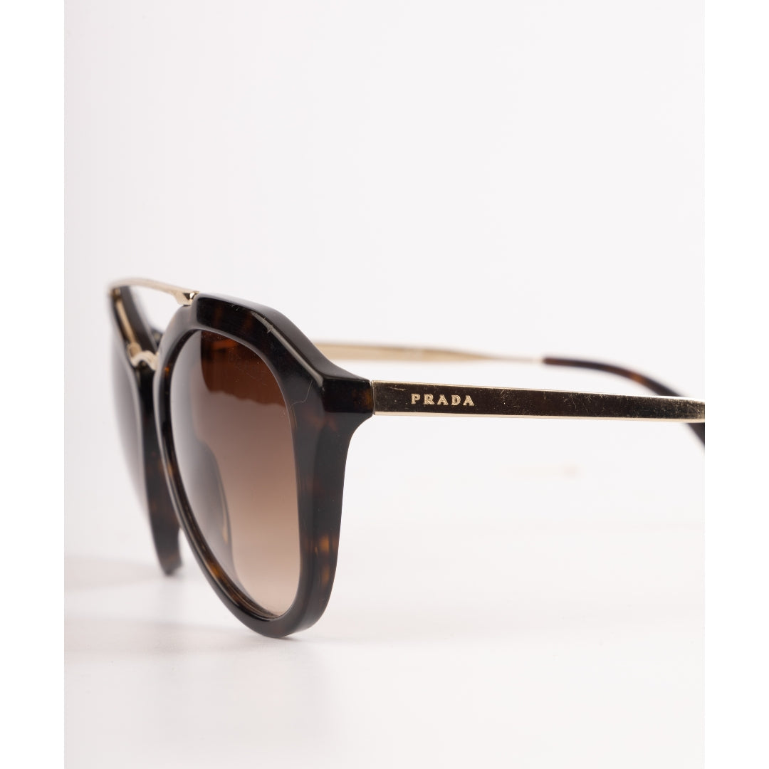 Prada Acetate Metal Cinema Sunglasses