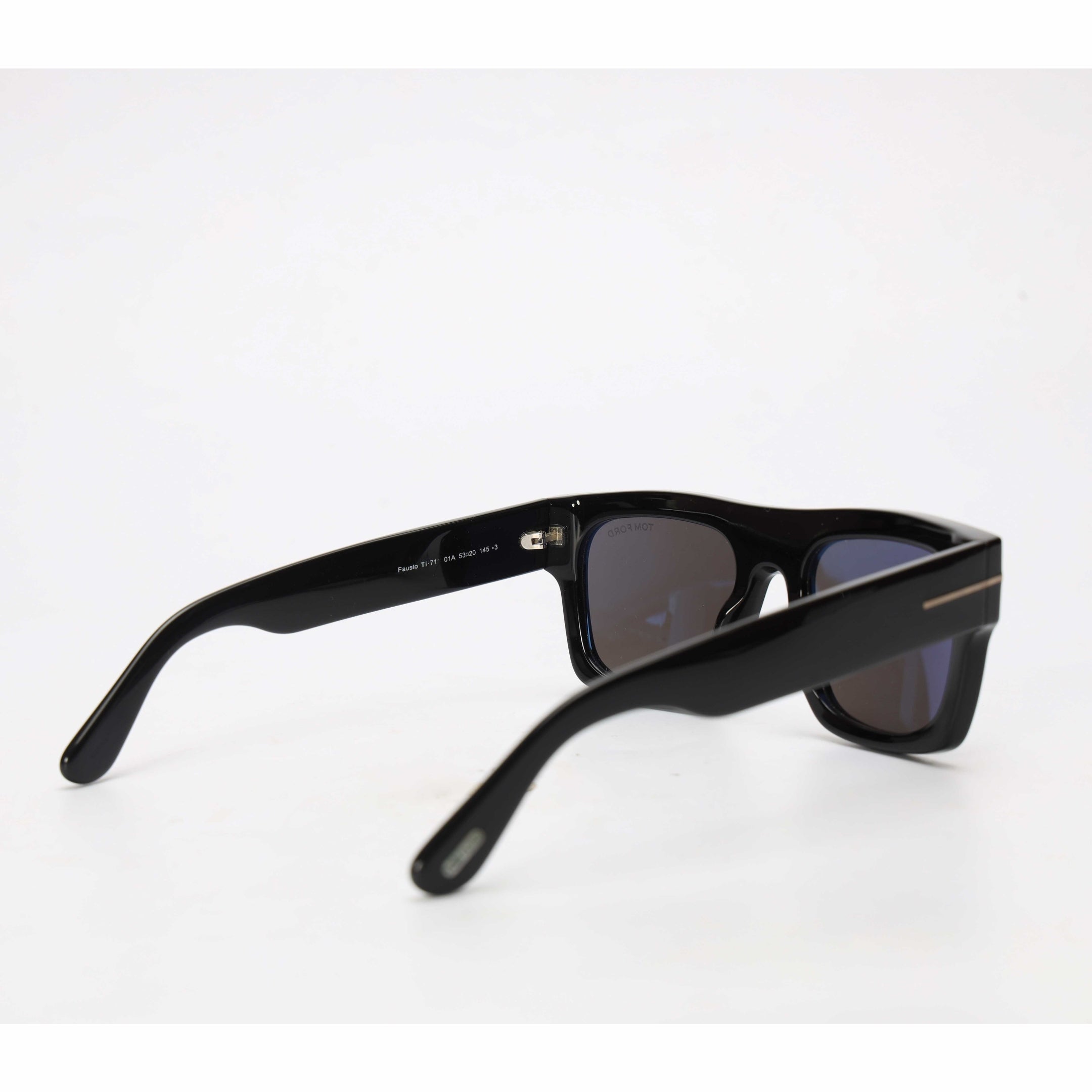 Tom Ford Men Black Full-Rim Sunglasses