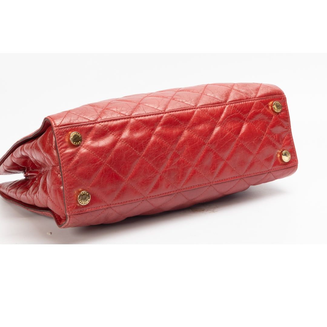 Michael Kors Susan Medium Quilted Leather Tote Bag