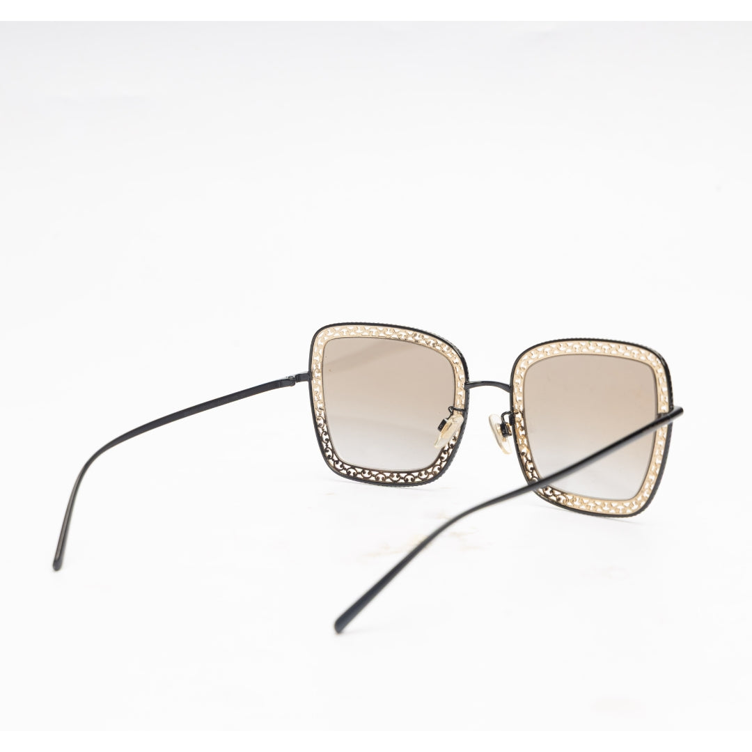 Dolce & Gabbana Gold/Black Gradient Sunglasses