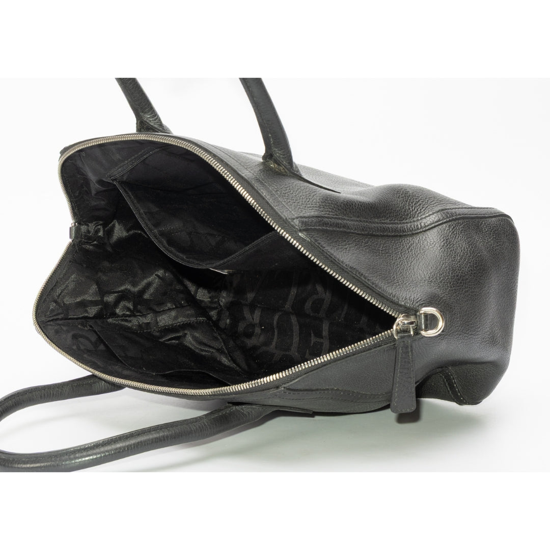 Furla Pebbled Leather Satchel