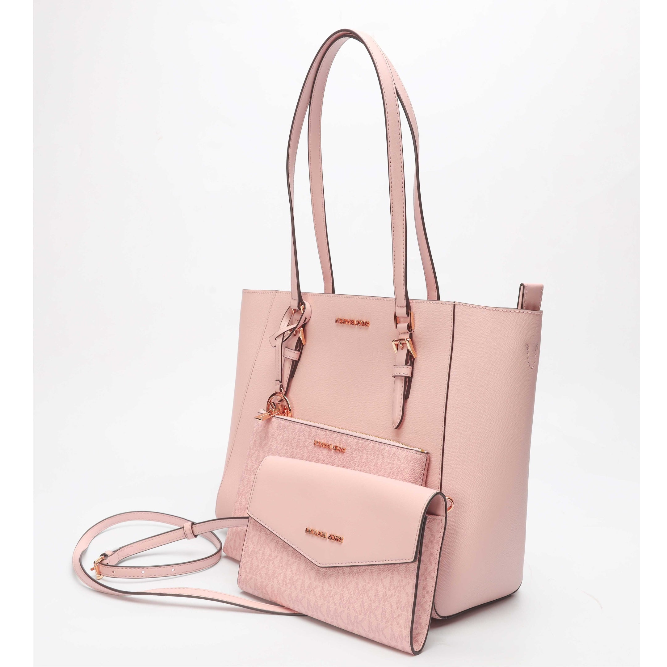 Michael Kors Charlotte Pink Large 3-in-1 Tote