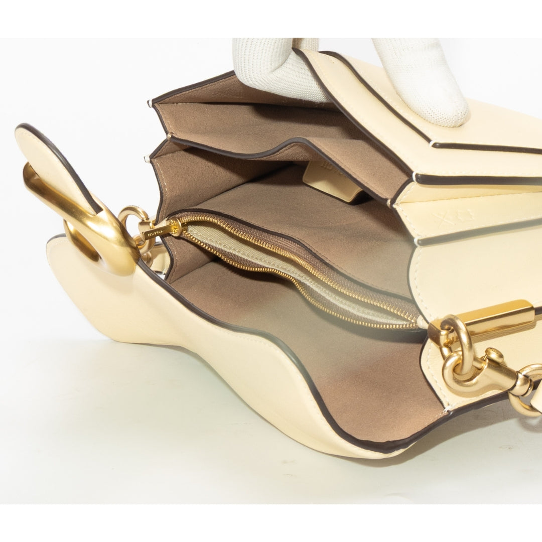 Coach Beige Twisted Tabby Shoulder Bag