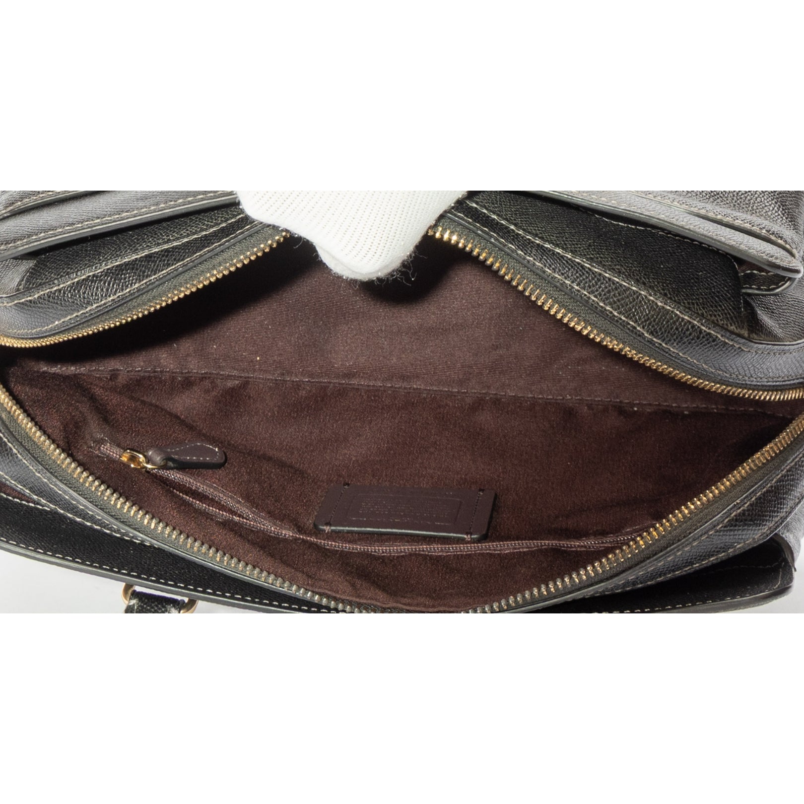 Coach Black Darcie Carryall Convertible Satchel