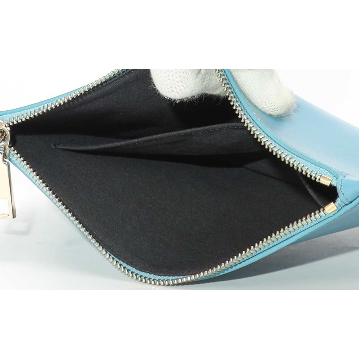 Versace La Medusa Blue Wristlet