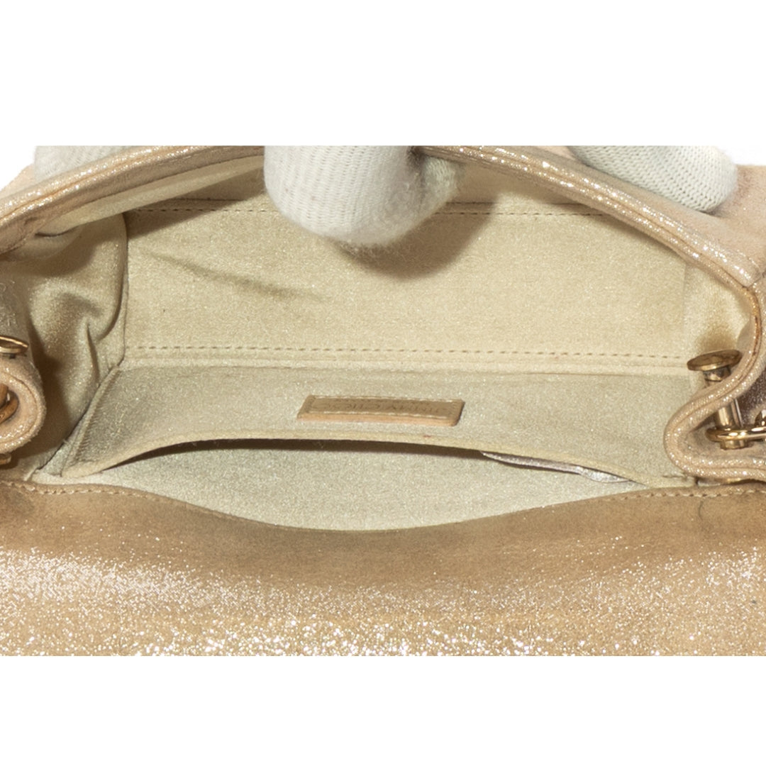 Jimmy Choo Gold Ava Crossbody Bag