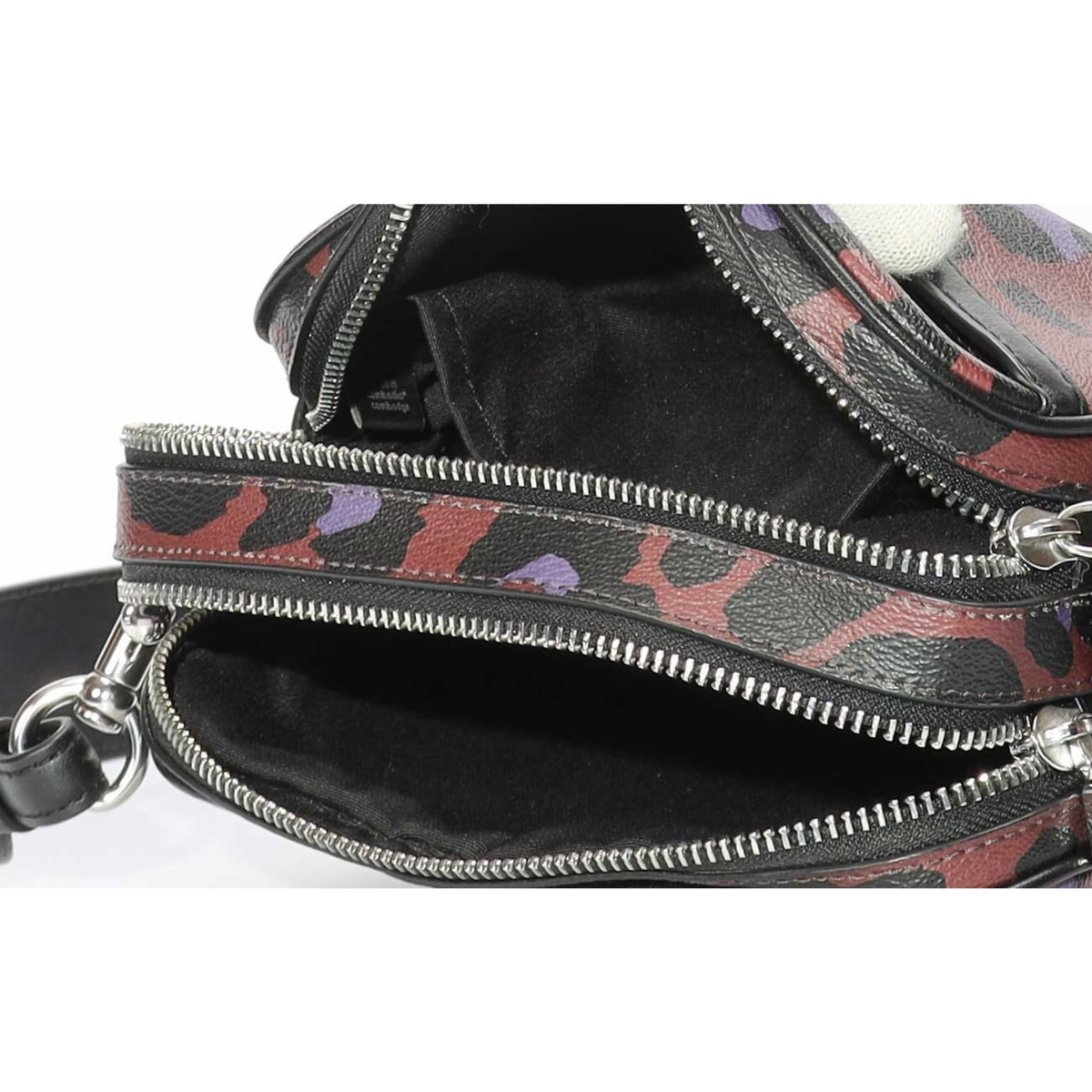 Coach Jamie Leopard Camera Crossbody Bag