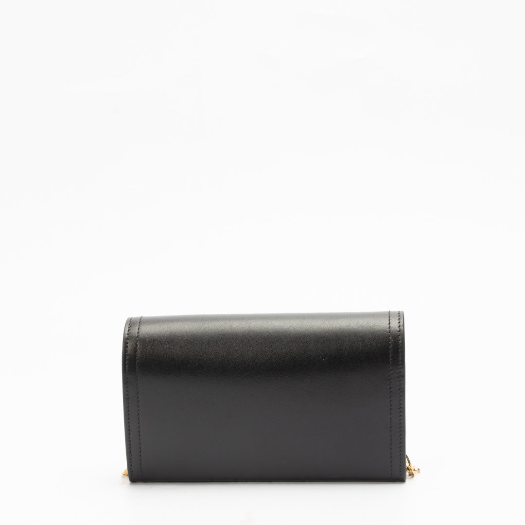 Moschino Mini M Logo Wallet on Chain