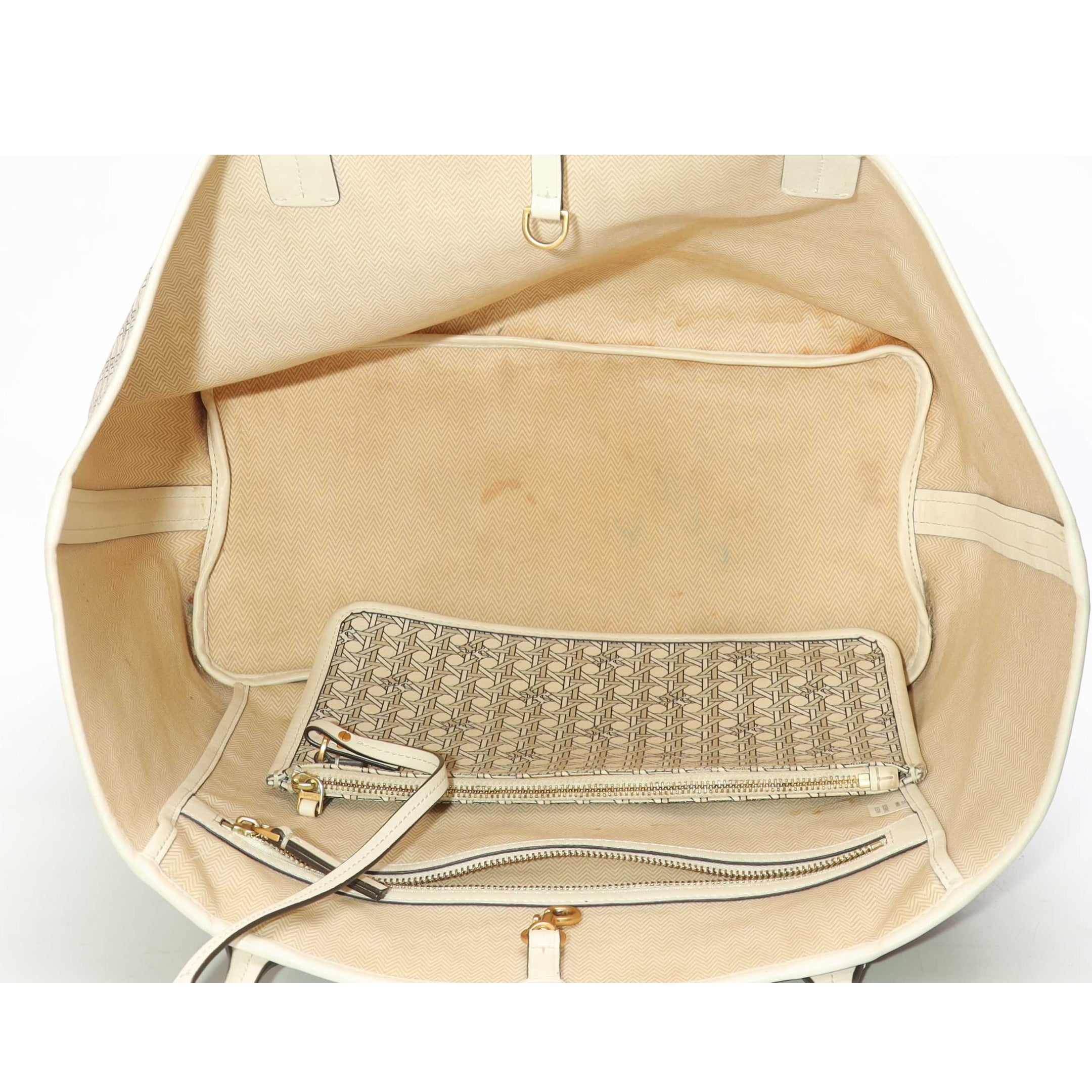 Tory Burch Ivory Ever Ready Tote