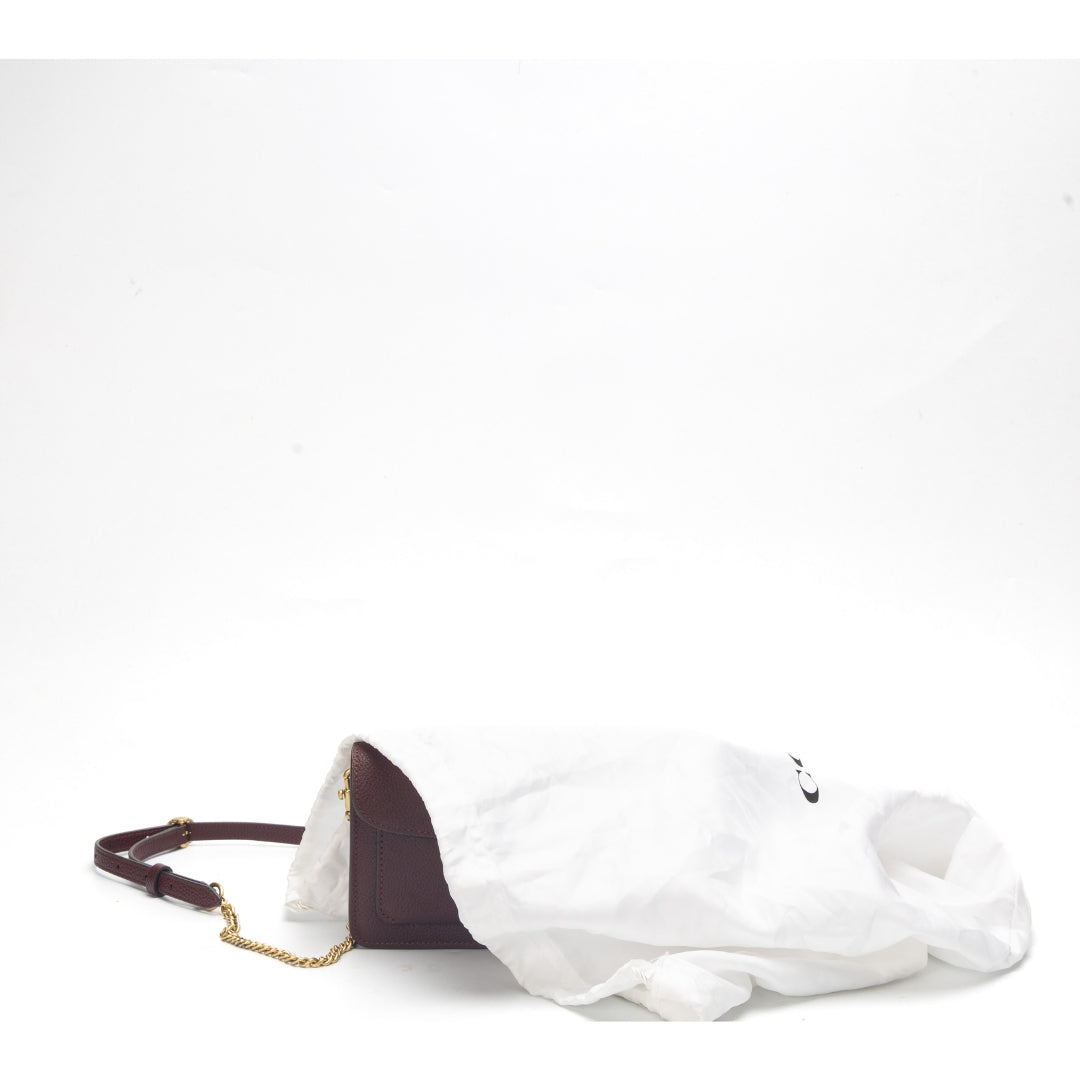 Coach Tabby Maroon Medium Sling Bag