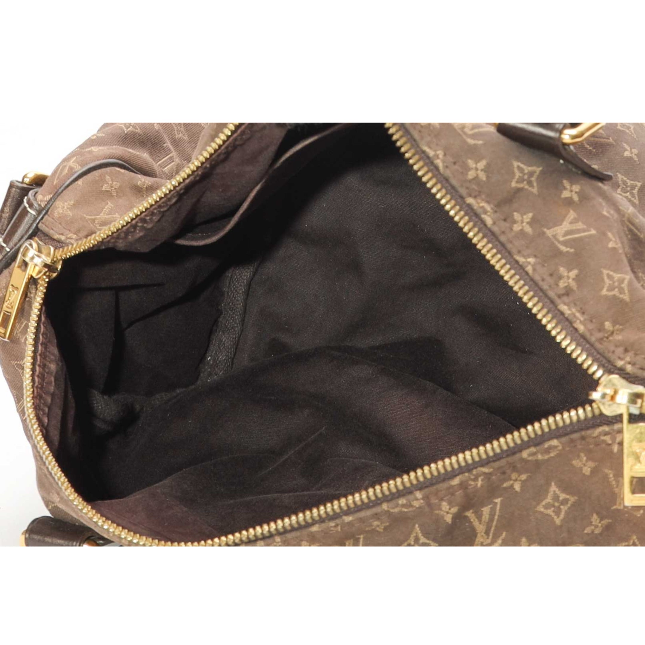 Louis Vuitton Ebene Canvas Lin Speedy 30 Bag