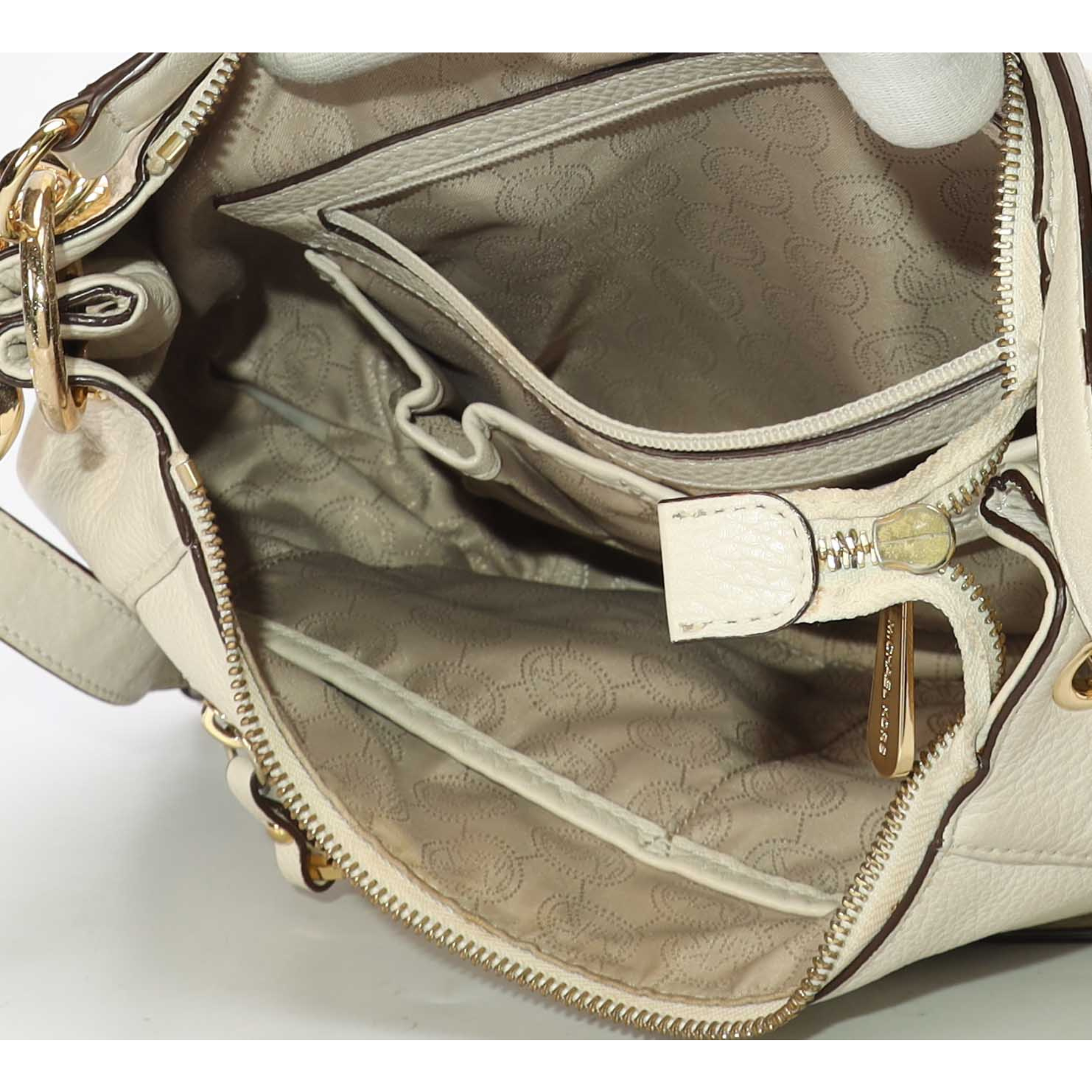 Michael Kors Convertible White Chain Hobo