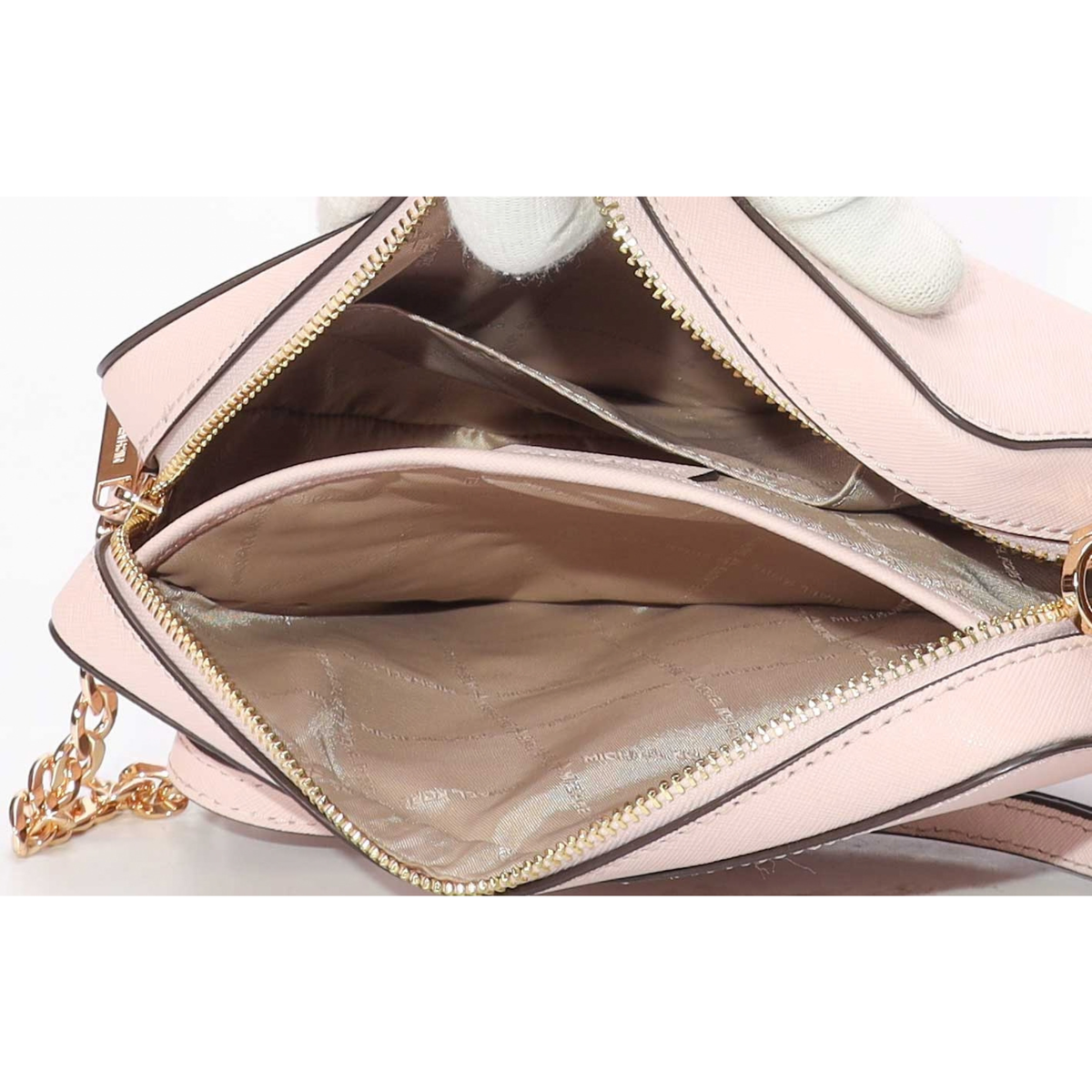 Michael Kors Dusty Pinkish Jet Set Cross Body Bag