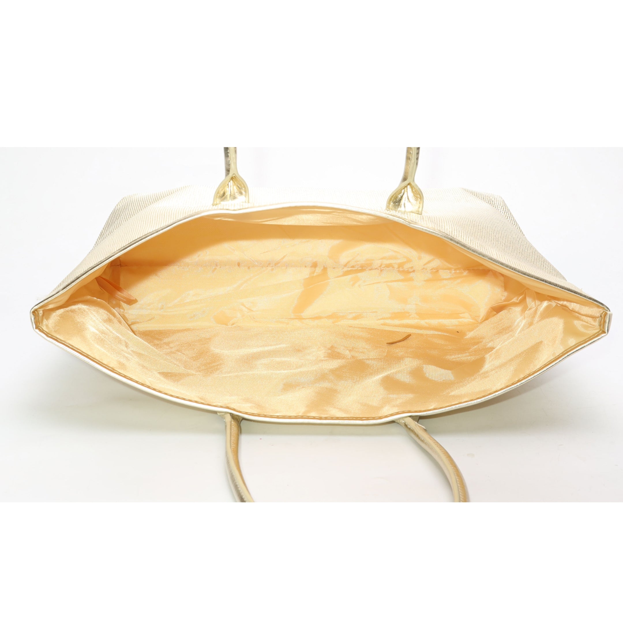 Michael Kors Gold Metallic Shopper Tote