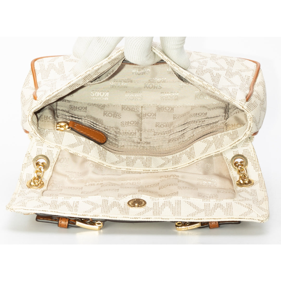 Michael Kors Chain Linked Leather Shoulder Bag