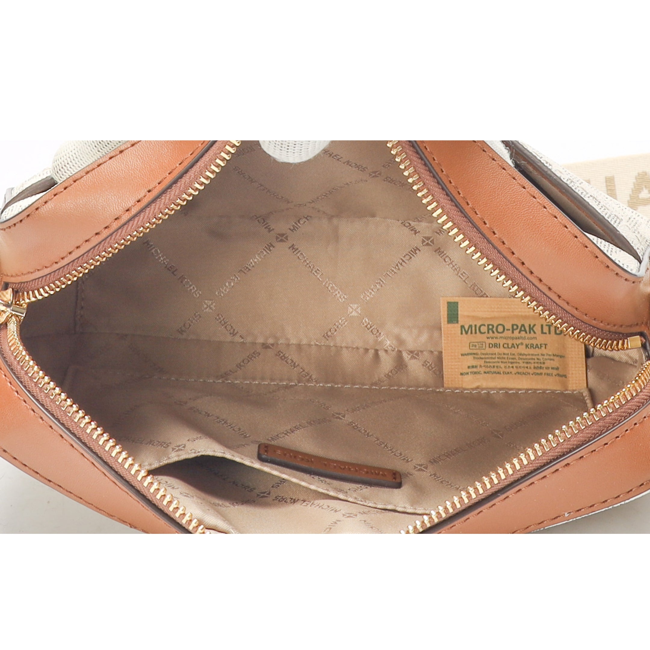 Michael Kors Vanilla Acorn Maeve Crossbody Bag