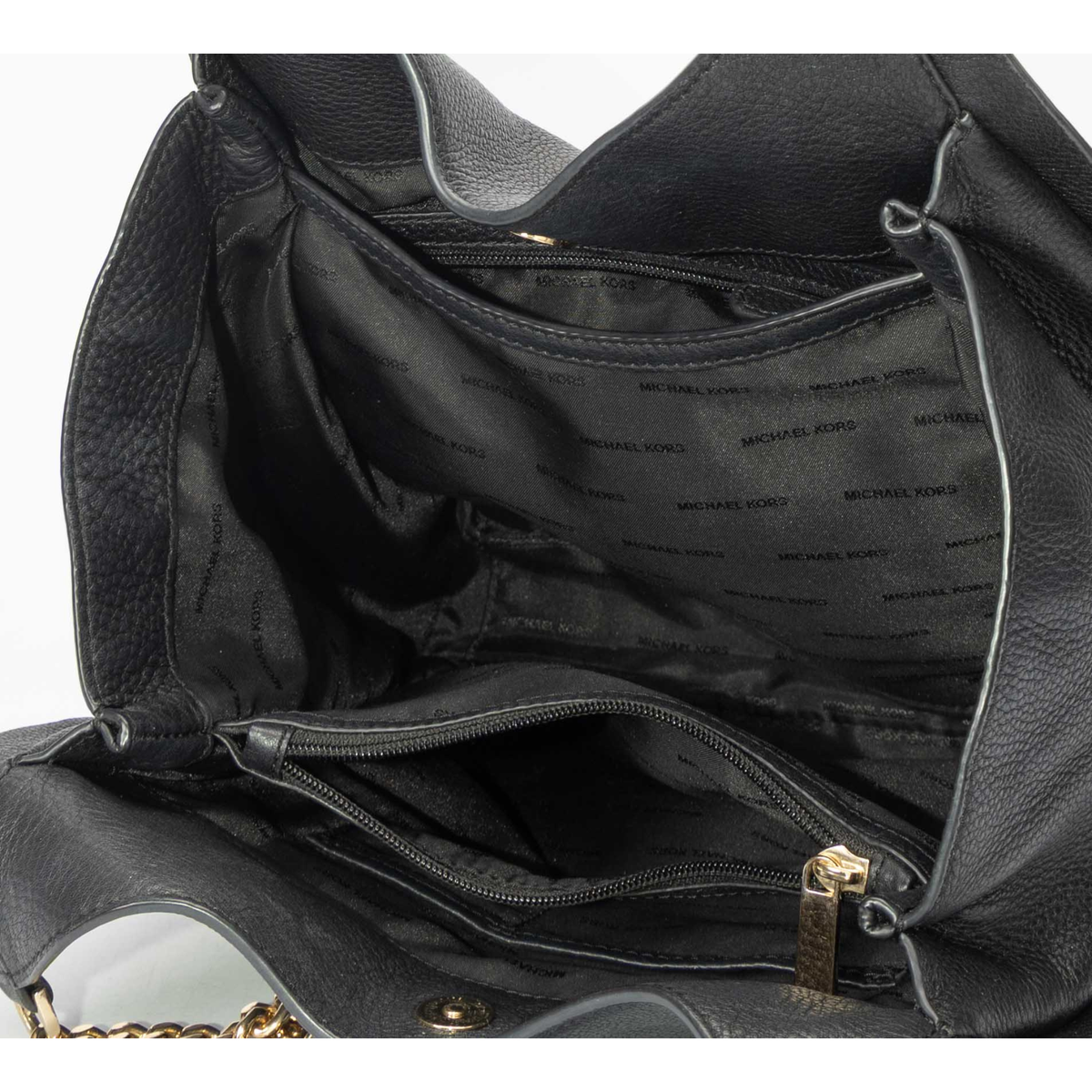 Michael Kors Newbury Black Chain Shoulder Bag