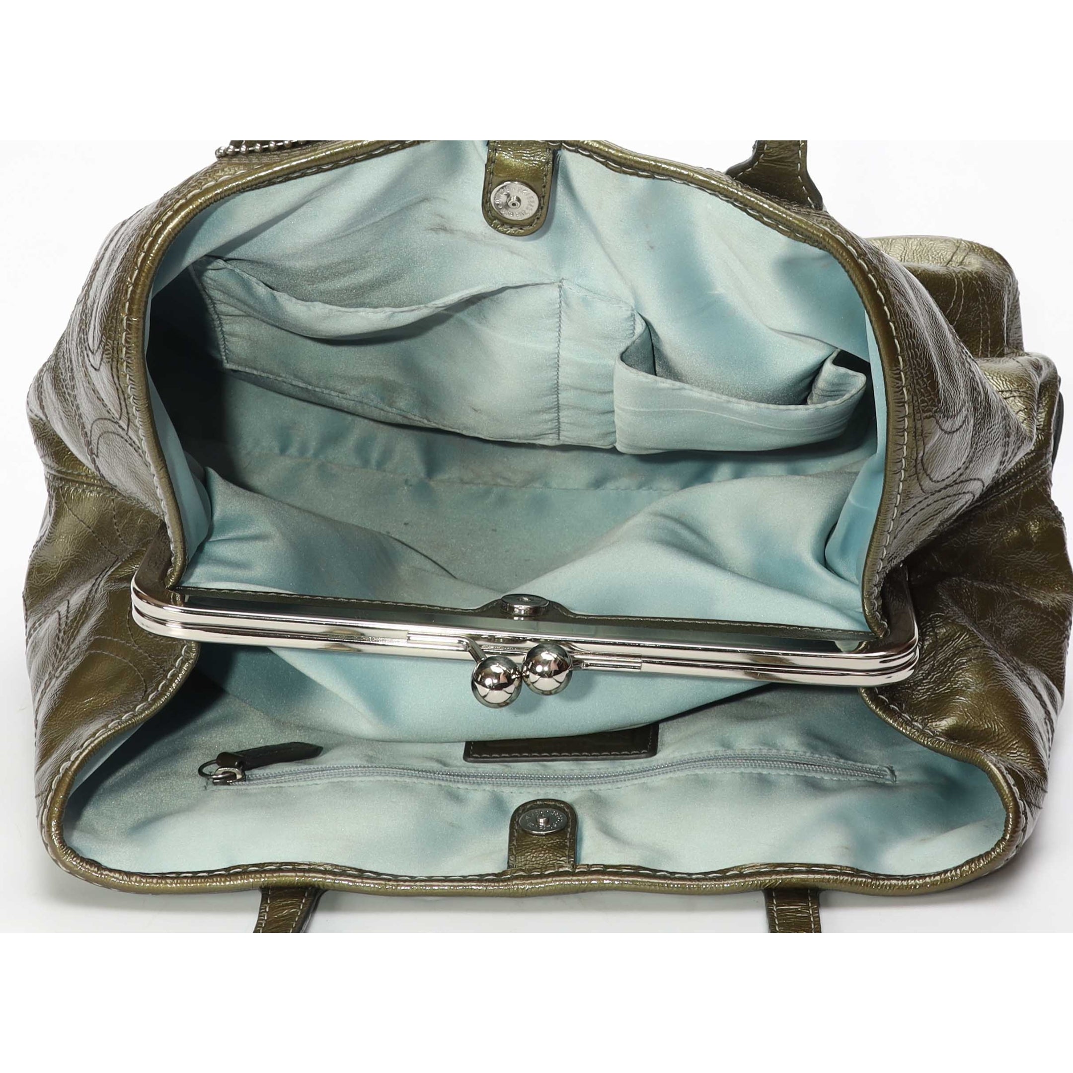 Coach Olive Framed Carryall Tote