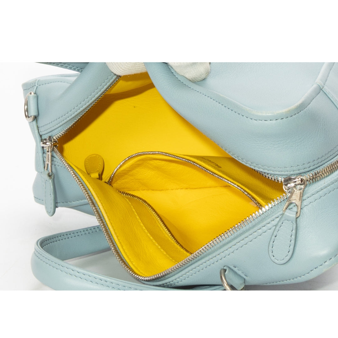 Balenciaga Blue Duffle Triangle Crossbody Bag