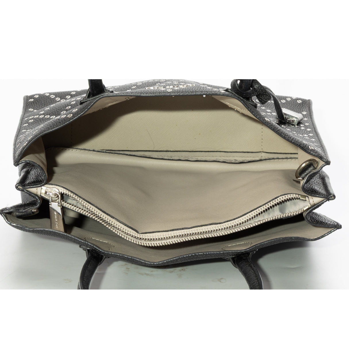 Michael Kors Black Mercer Grommeted Tote