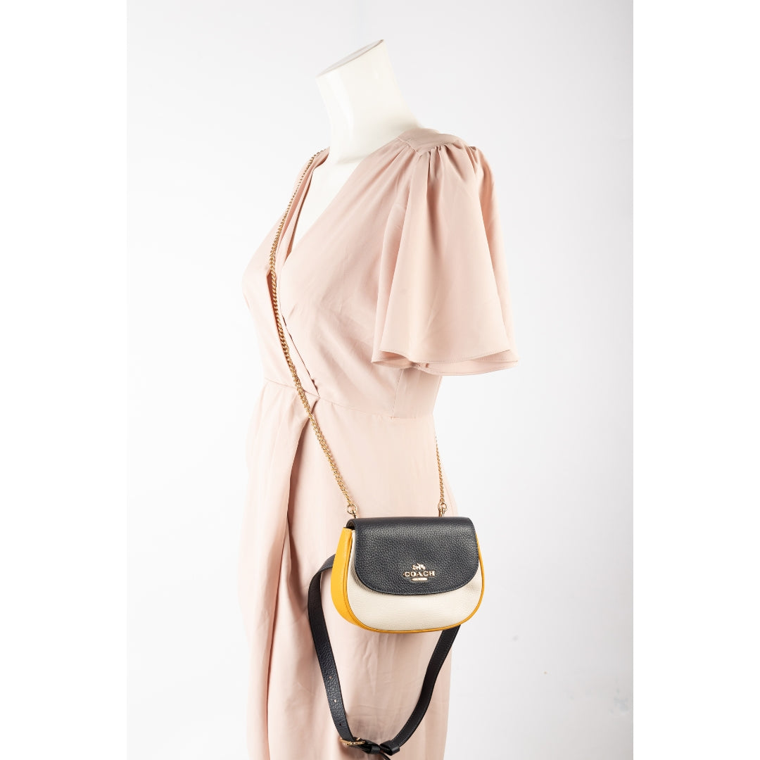 Coach Saddle Color-block Belt Bag