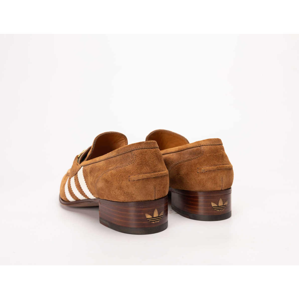 Gucci x Adidas Web Accent Loafers