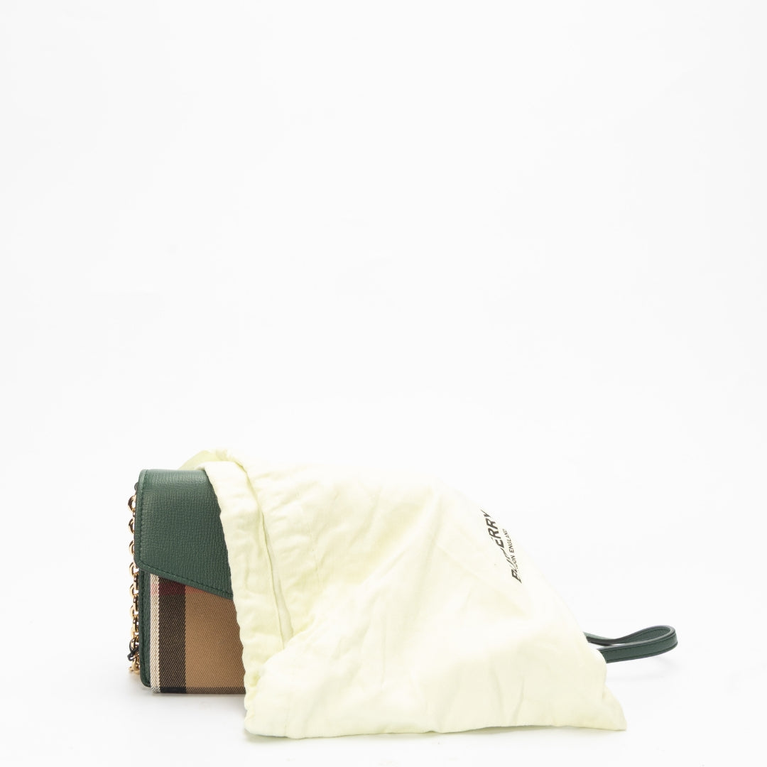Burberry Macken Vintage Check Crossbody Bag