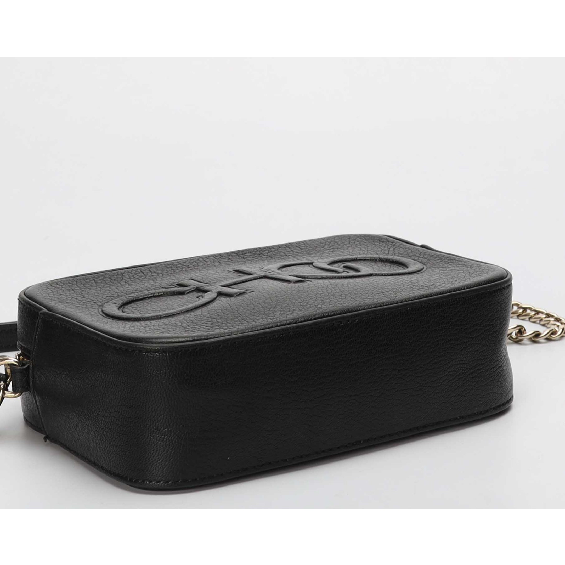 Jimmy Choo Balti Embossed Black Camera Bag