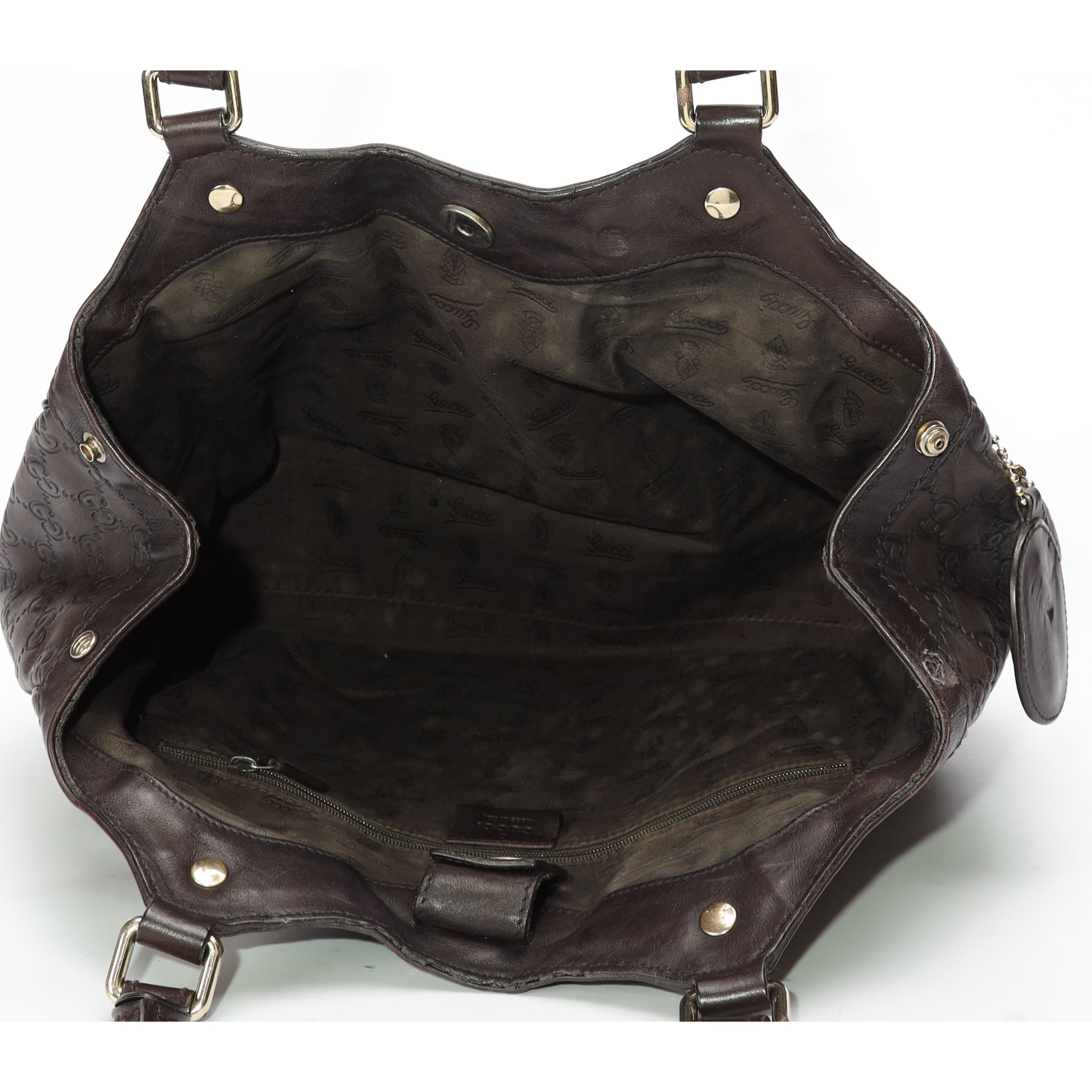 Gucci Brown Guccissima Large Sukey Tote