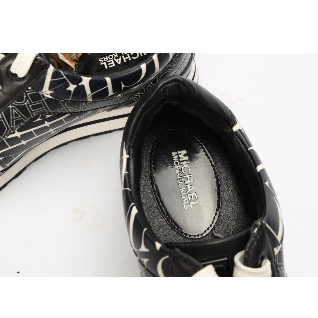 Michael Kors Billie Logo Print Low-Top Trainers