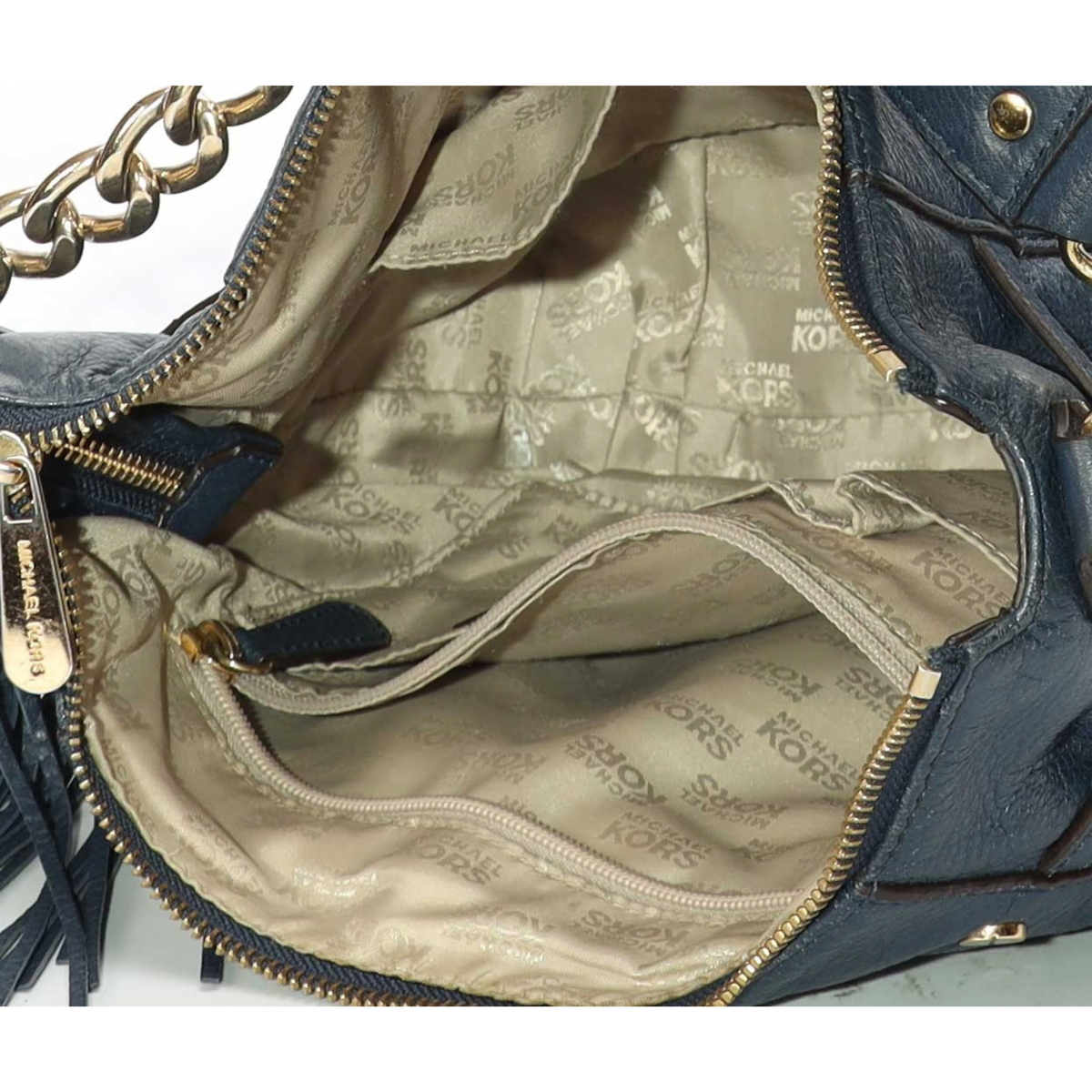 Michael Kors Blue Convertible Shoulder bag