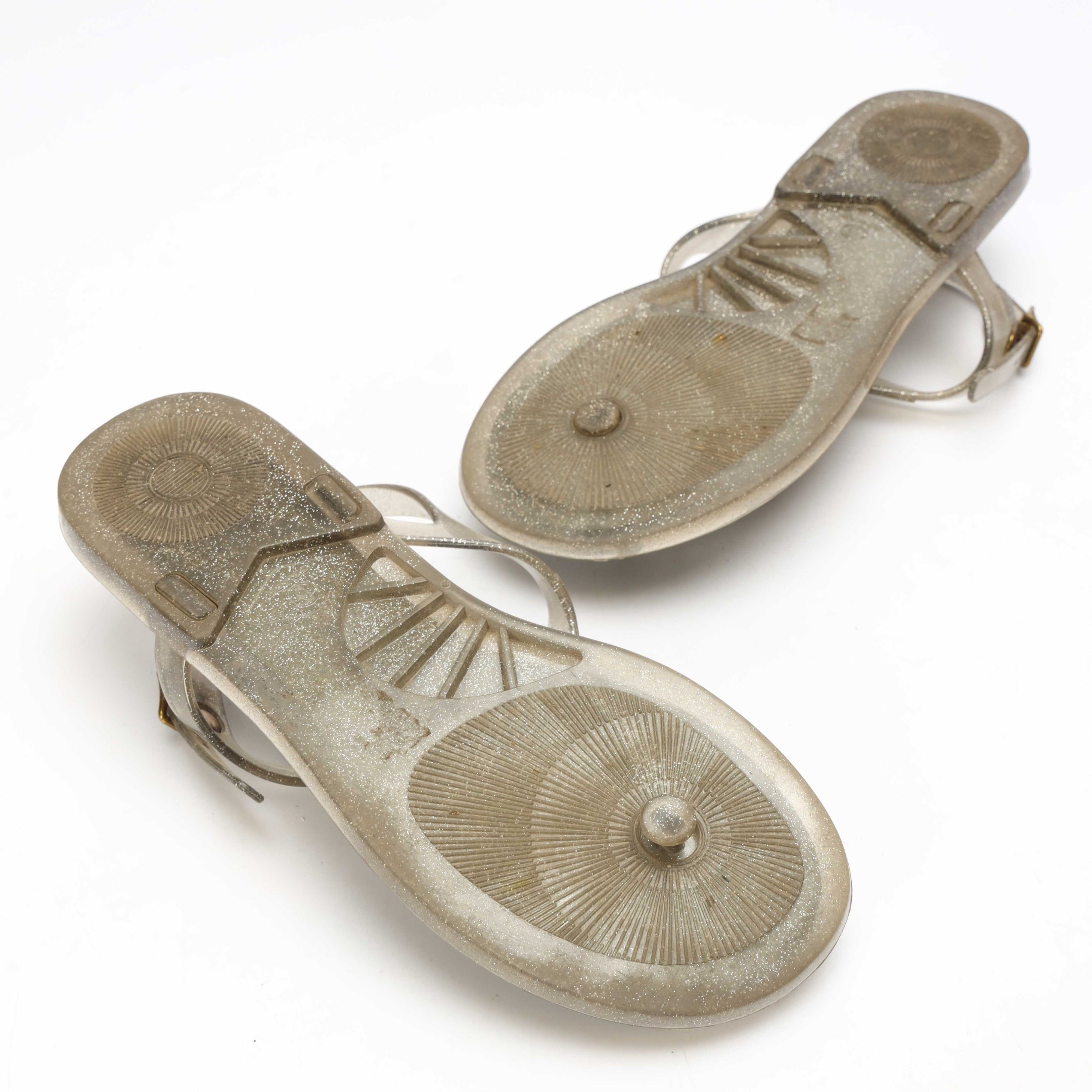 Coach Natalee Jelly T-Strap Slingback Sandals