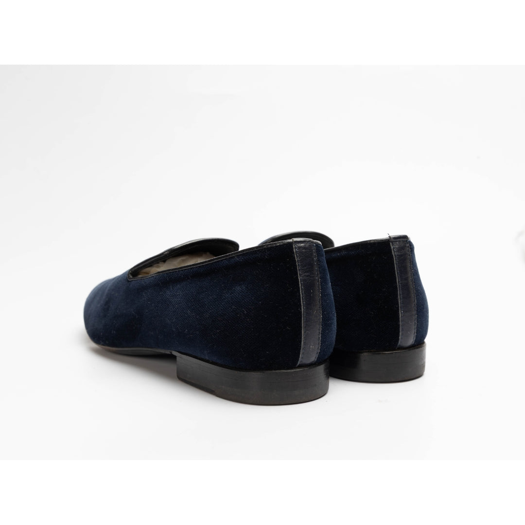 Versace Medusa Milano Velvet Slip-On Loafers