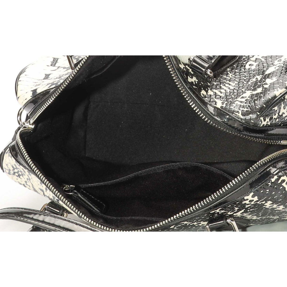 Coach Black And White Convertible Satchel