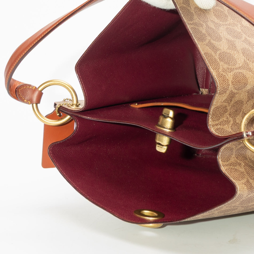 Coach Willow Bucket Bag In Signature Canvas
