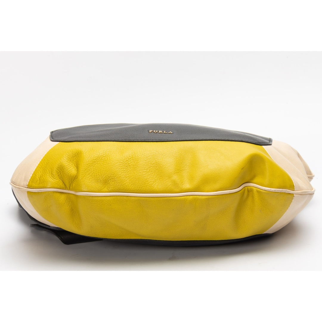 Furla Luna Multi-Panel Hobo Messenger Bag