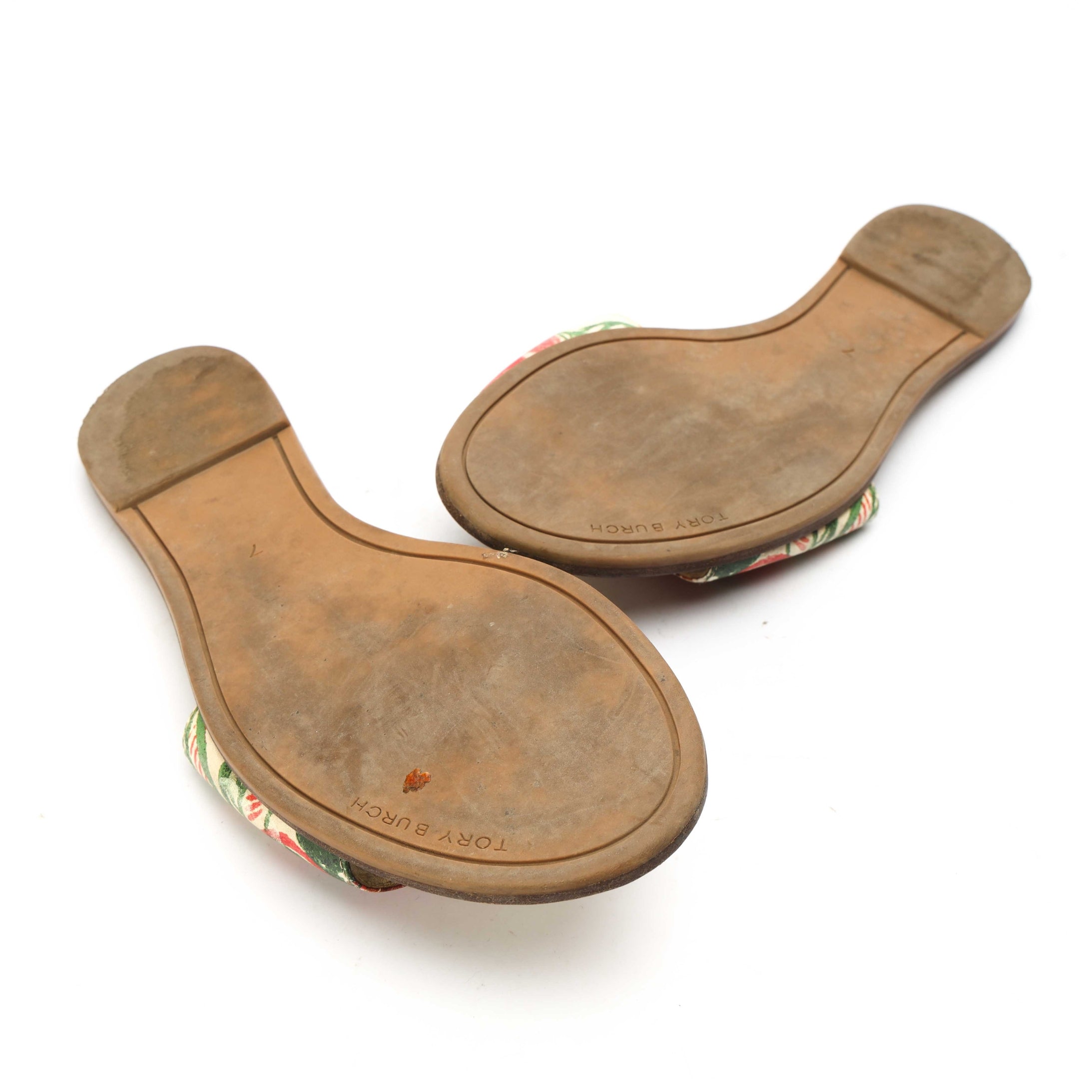 Tory Burch White Everly Slides