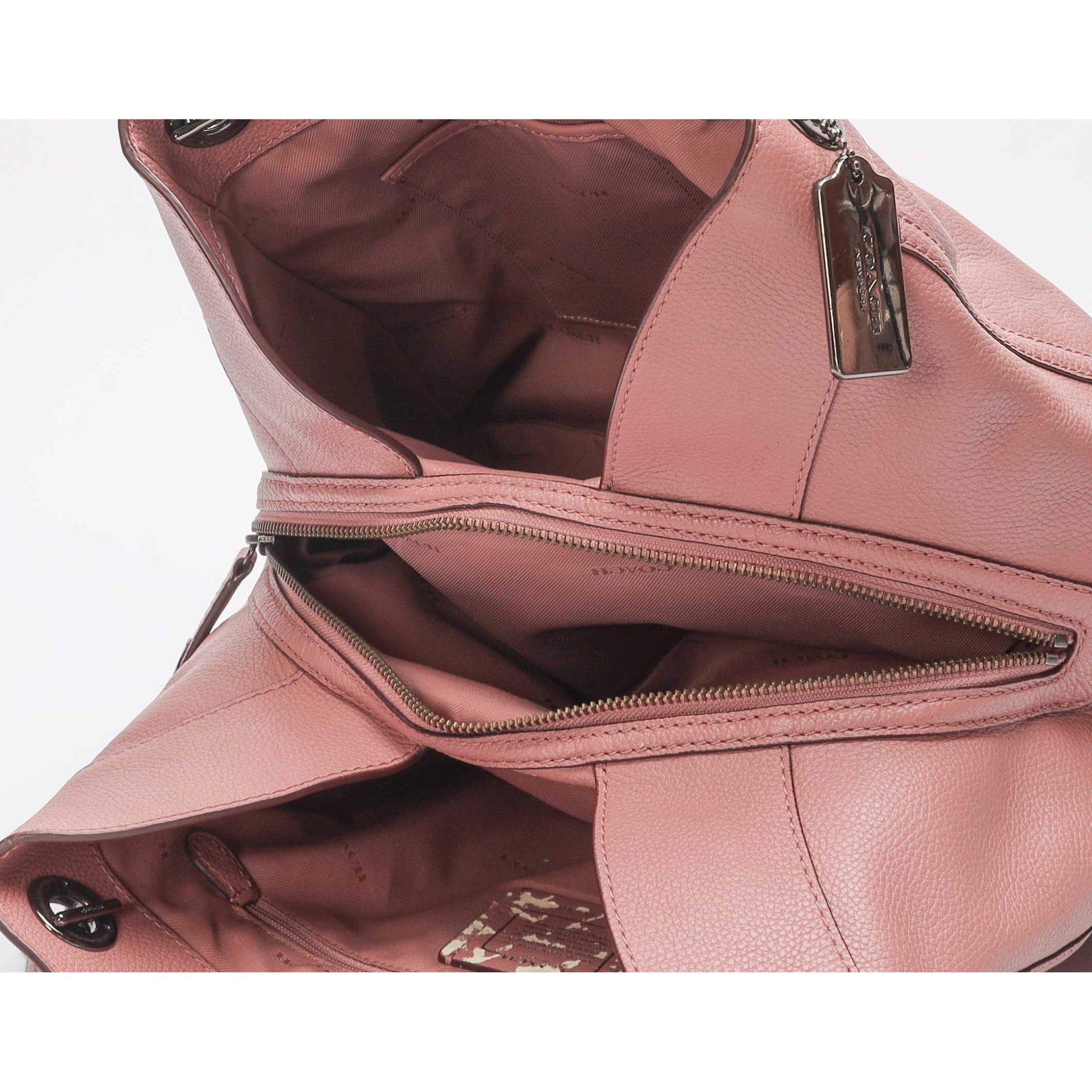 Coach Pink Edie Shoulder Bag