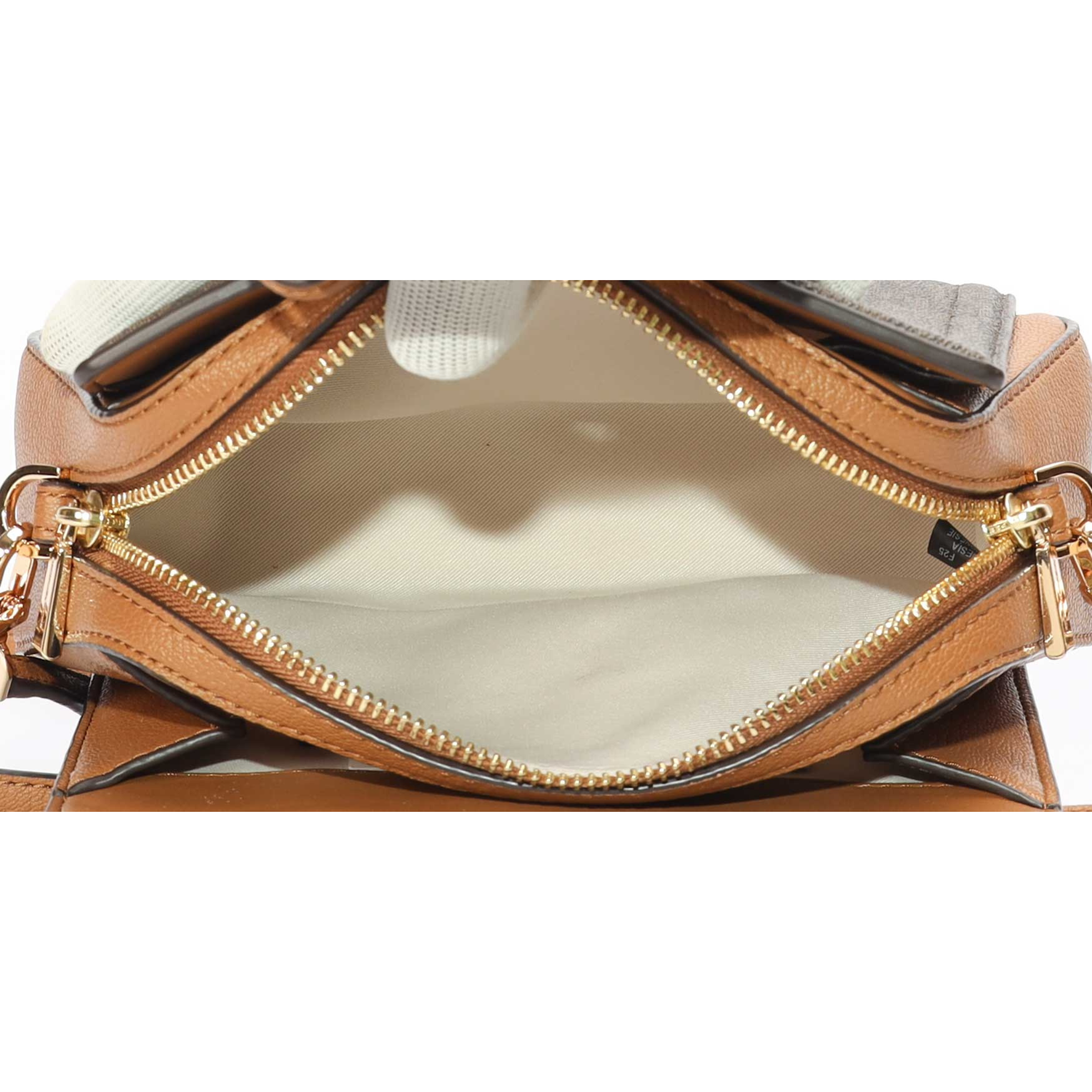 Michael Kors Laila Brown Convertible Satchel