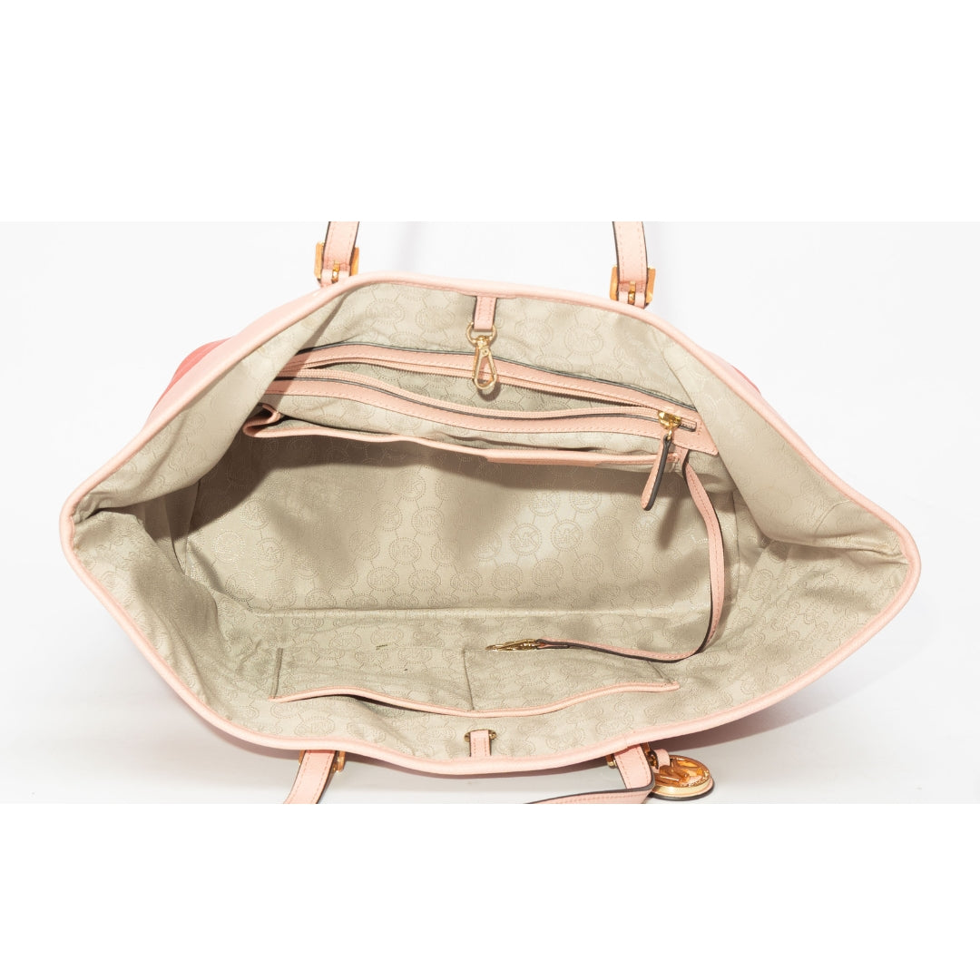 Michael Kors Saffiano Leather Medium Jet Set Travel Tote