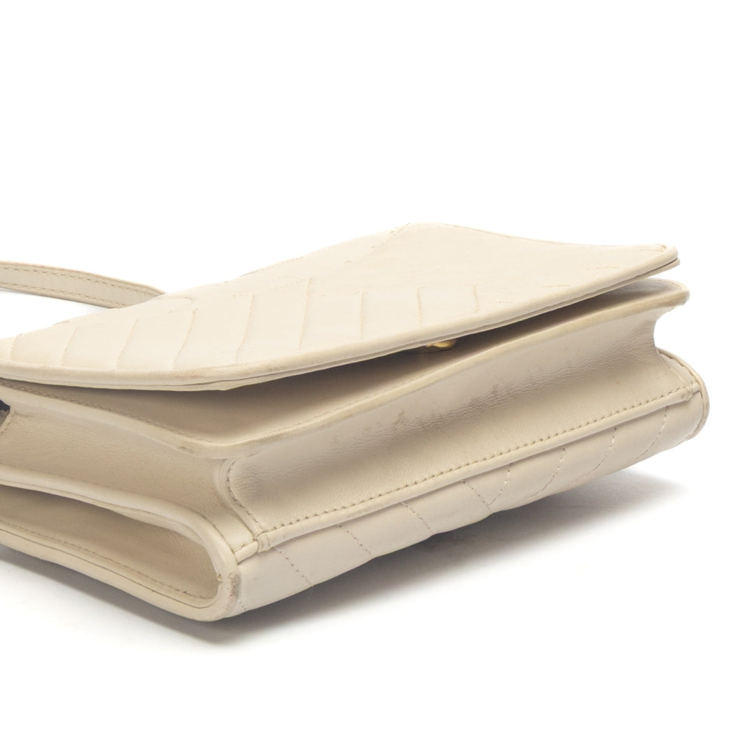 Tory Burch Off-White Alexa Shoulder Bag