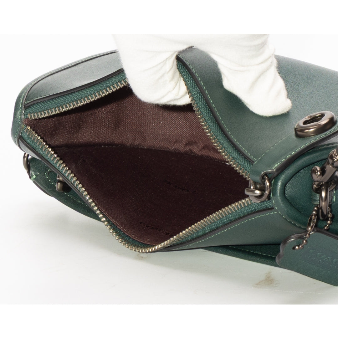 Coach Green Swinger Small Sling Bag