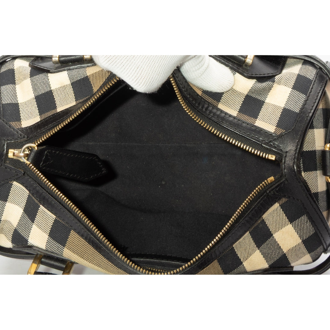 Burberry House Check Bridle Chester Bowler Bag