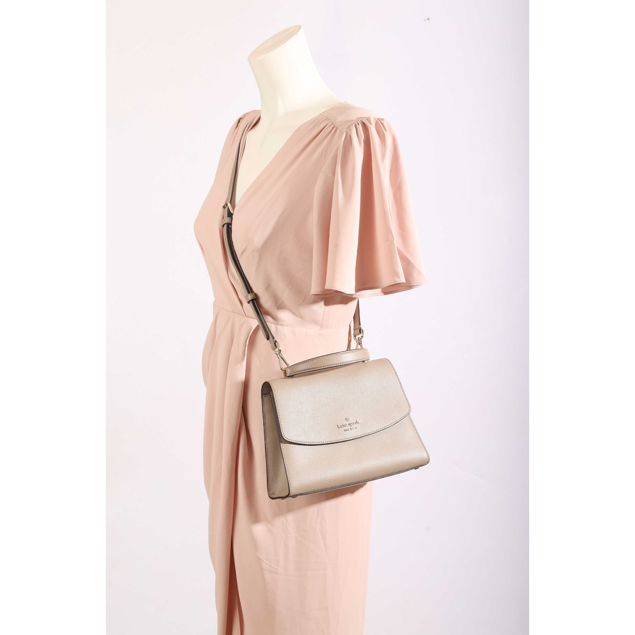 Kate Spade Beige Darcy Top Handle Satchel
