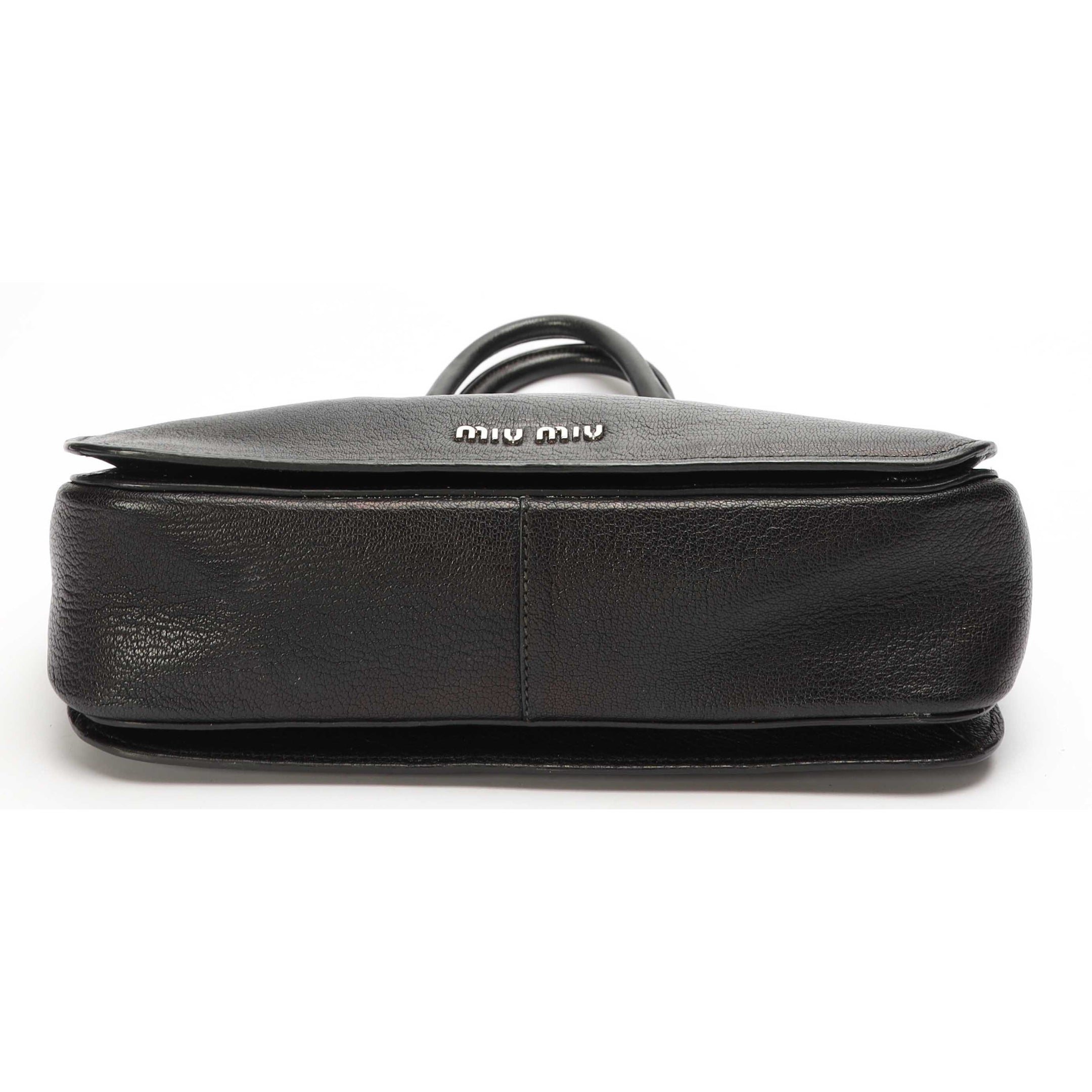 Miu Miu Black Madras Tote