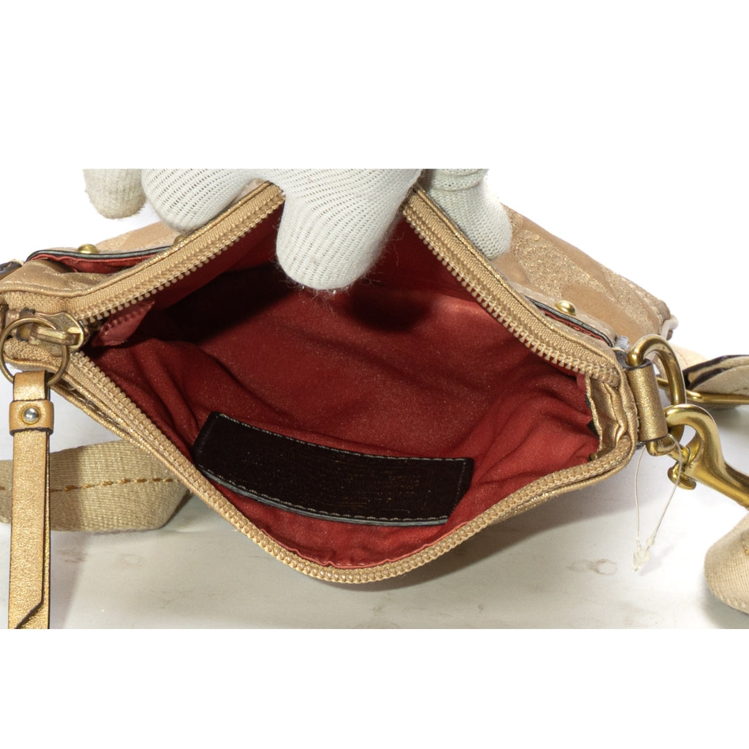 Coach Golden Beige File Crossbody Bag