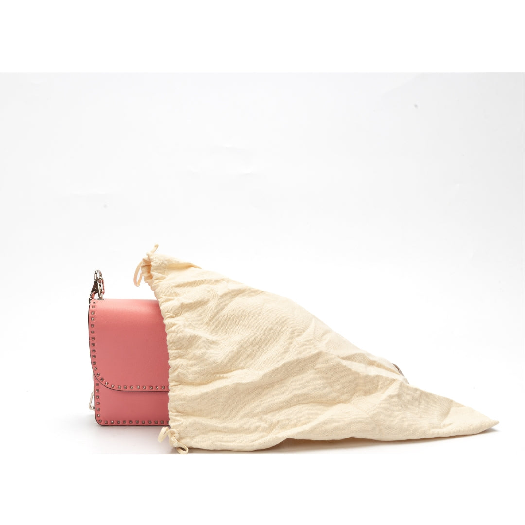 Valentino Garavani Vitello Rockstud Cabana Shoulder Bag